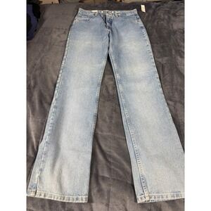 Anchor Blue Mens Light Wash Straight Leg Denim Jeans 41704 Size 9/10 L 30x32